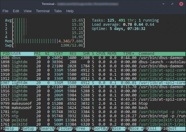 htop task manager replace top