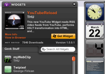 12 excellentes façons de pimenter vos widgets Yahoo Desktop Windows
