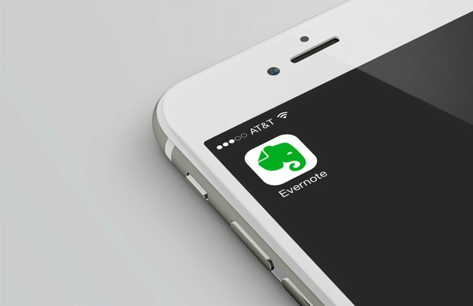 Comment écrire un ebook: icône Evernote