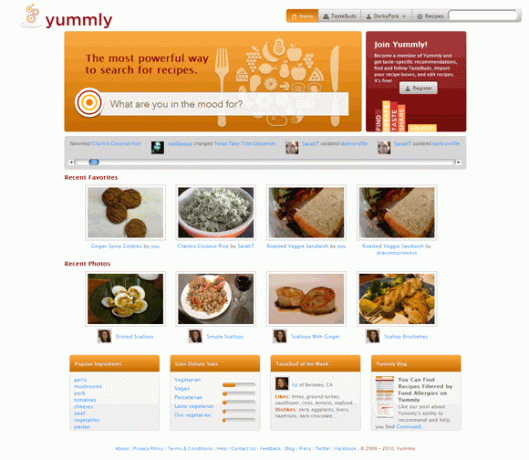 Yummly - Un moteur de recherche de recettes pour pimenter votre cuisine Yummly01