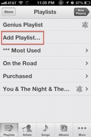 gestion des playlists iphone