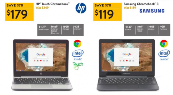 Meilleures offres Walmart Black Friday Chromebooks Walmart Black Friday e1510500753955