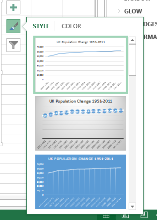 Styles de préréglage Excel