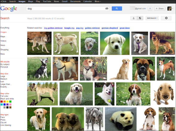 bing vs google image