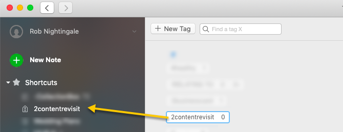 Comment utiliser les secrets d'Evernote pour se souvenir de tout raccourci Evernote Tag