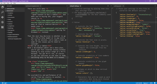 code-visuel-côte-à-côte