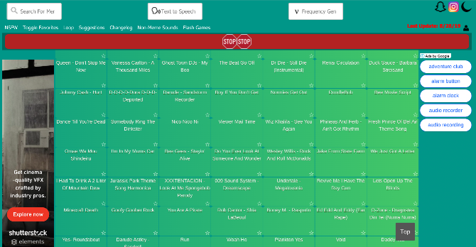 Meme Soundboard est une table d'harmonie prête à l'emploi de mèmes populaires et de fichiers audio