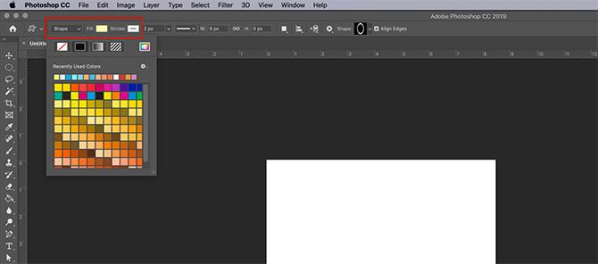 Comment faire le remplissage et le contour de Photoshop de cadre photo numérique