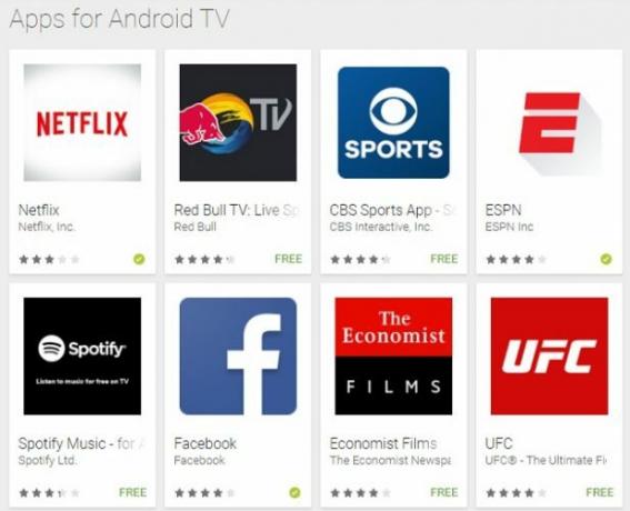 applications tv android