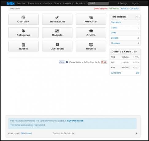 Obtenez vos finances en ordre avec 9 outils Web financiers Tableau de bord InEx