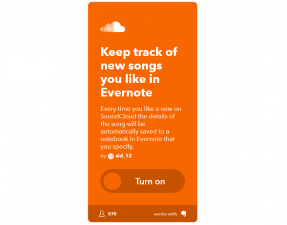 Le guide IFTTT ultime: utilisez l'outil le plus puissant du Web comme un Pro 41IFTTT SoundCloudToEvernote