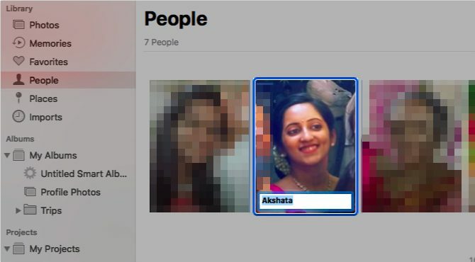 Photothèque Mac - étiqueter des personnes