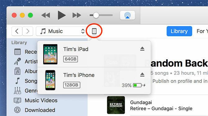 sauvegarder l'iphone - Appareils iTunes