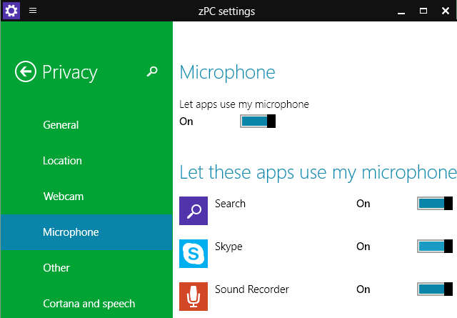 Microphone de recherche Windows 10