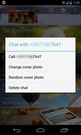 Fatigué des applications IM ennuyeuses? Invi est une application magnifique et riche en fonctionnalités que vous devez essayer [Android 2.3+] invi 6