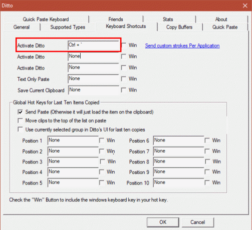 idem raccourcis clavier