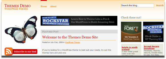 Thèmes Wordpress avec espace publicitaire