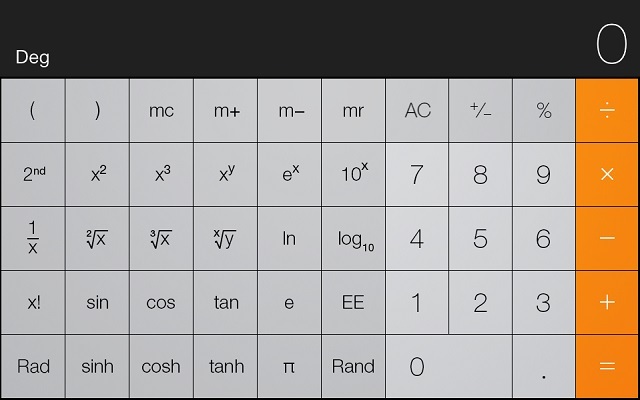 Calculatrice scientifique