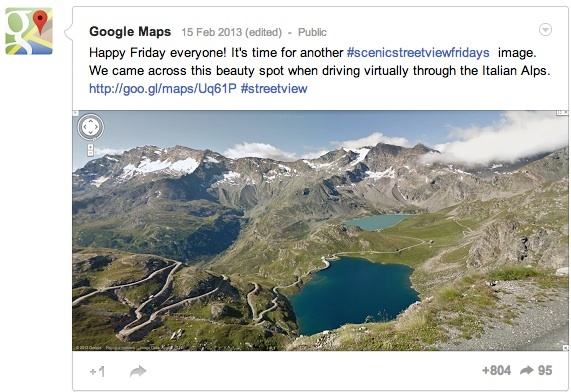 des vues incroyables sur google earth