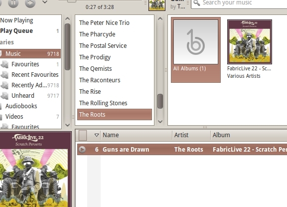 Banshee 2.0 - Un lecteur multimédia complet, un outil de streaming et de podcast [Linux] artistbrowser