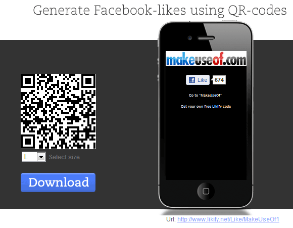 code qr pour le site Web