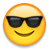 émoticône emoji cool