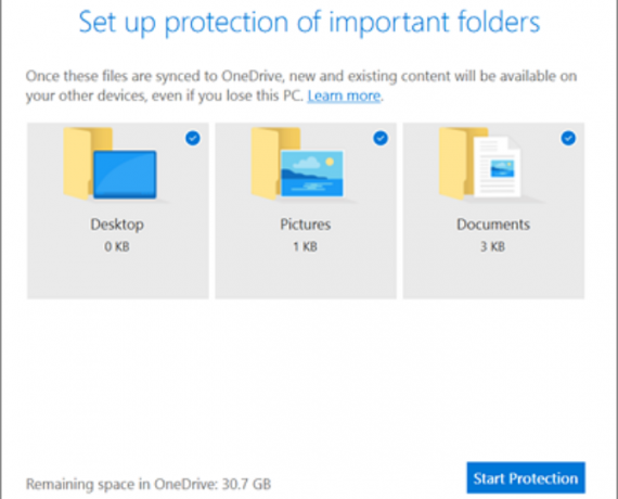 Protection des dossiers Microsoft OneDrive