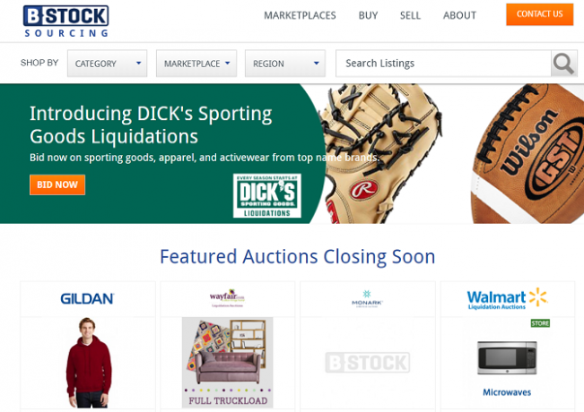 ventes de liquidation de bstock