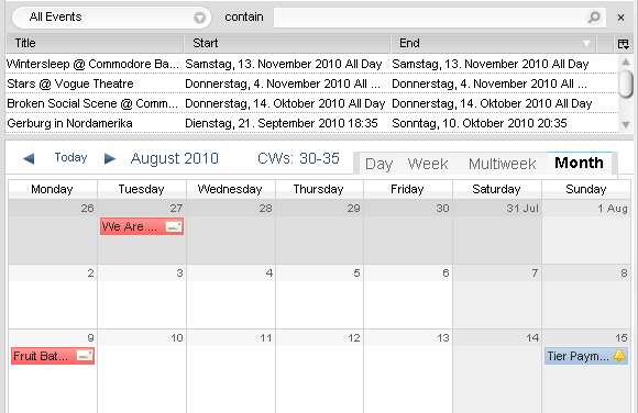 plug-in de calendrier thunderbird 3