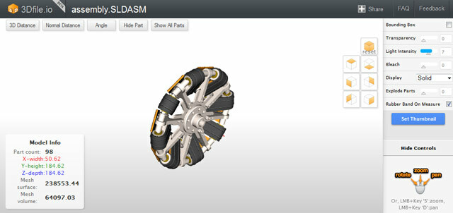 Partager des fichiers 3D avec 3DFile.io