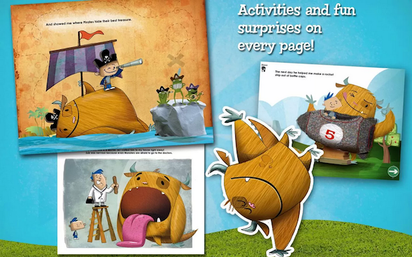 4 eBooks Android interactifs magnifiques pour les enfants Enfants Ebooks Monster2