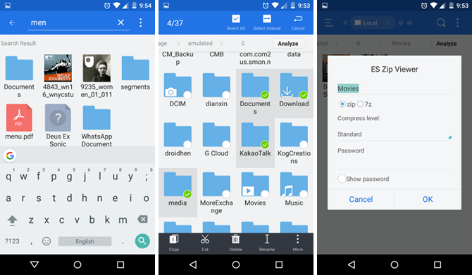 ES File Explorer: est-ce le meilleur gestionnaire de fichiers pour Android? es fonctionnalités de base de l'explorateur de fichiers