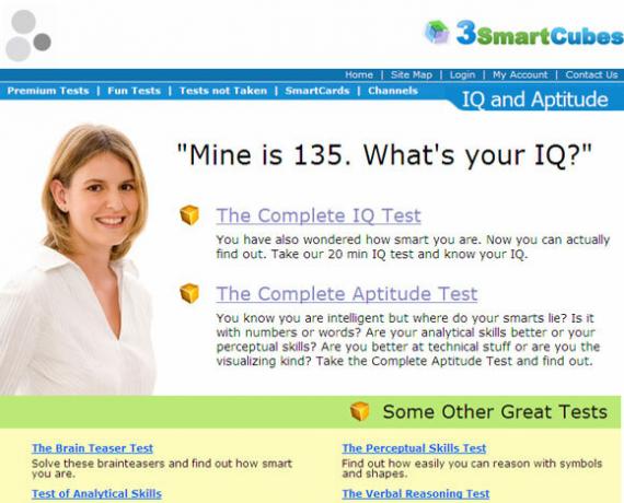 10 sites Web avec des tests amusants pour évaluer votre IQ IQ Test02