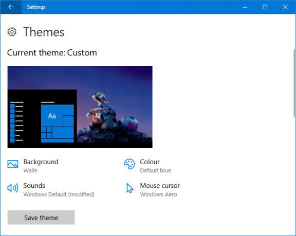 thèmes windows 10