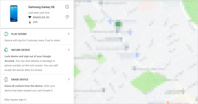 Comment utiliser un téléphone Android comme appareil de suivi GPS android trouver mon appareil en action 2