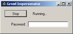 Configurer les notifications Growl entre différents ordinateurs et périphériques 05a Growl Impersonator