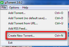 comment créer un torrent