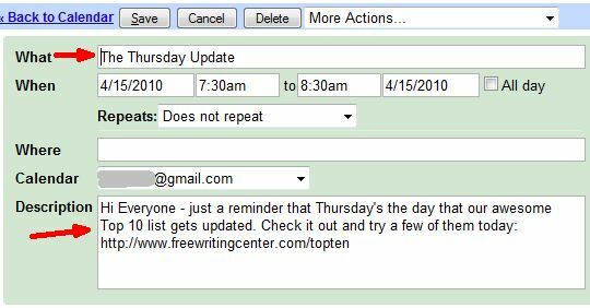 google calendar time management