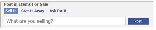 vendre des trucs sur facebook