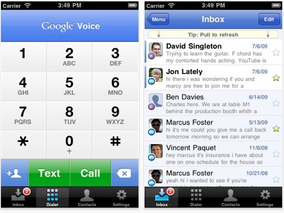 application Google Voice