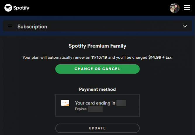 Abonnement Spotify Premium