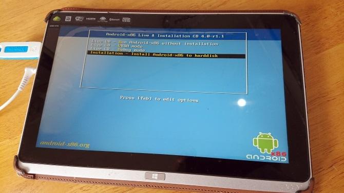 Installez Android sur votre tablette Windows