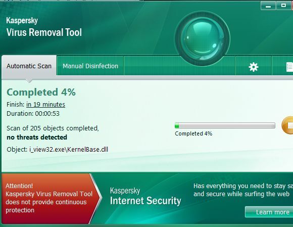 Vérifiez votre PC rapidement et gratuitement avec l'outil de suppression de Kaspersky Virus Removal Tool