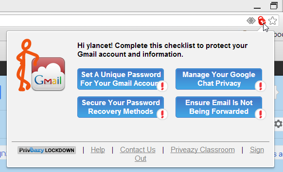 paramètres de confidentialité de Google Chrome