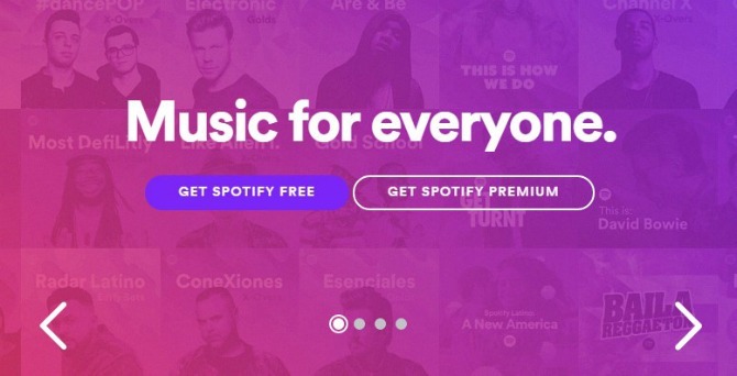 Application mobile Spotify