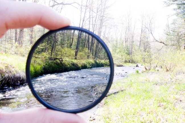 Exemple d'effet de photographie sur filtre de densité neutre