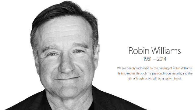 hommage à robin-williams-apple