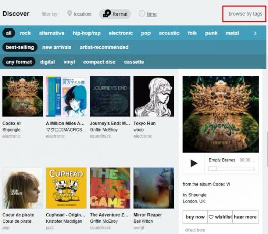 découvrez la musique populaire dans le monde bandcamp