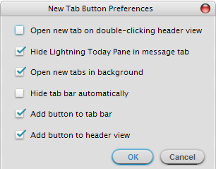 boutons de la barre d'outils Thunderbird