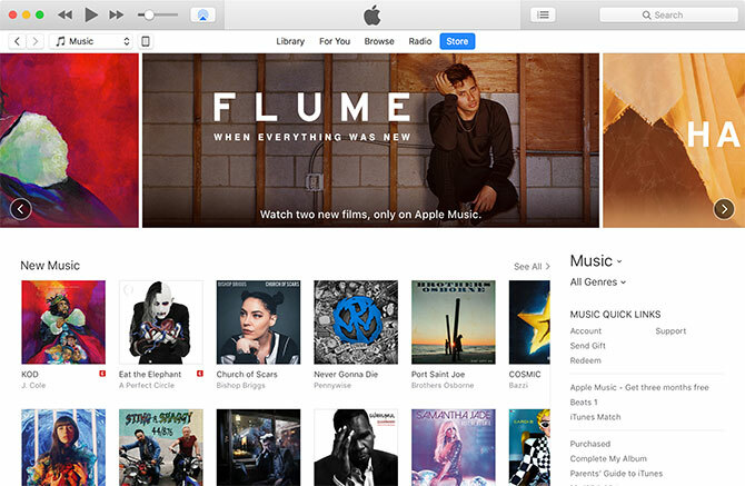 iTunes pour Mac